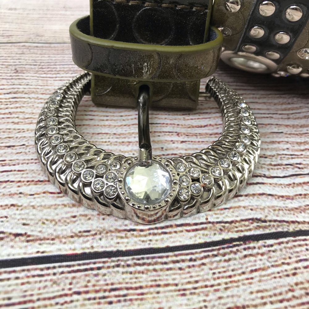 Blinged Out Ombré Patent Belt - Picture 6 of 14